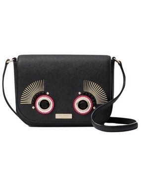 Kate Spade Black Monster Big Eye Crossbody Purse